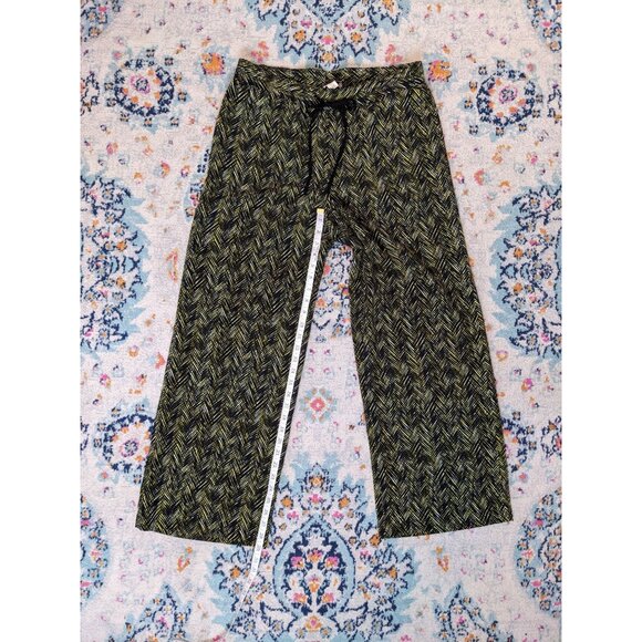 Coldwater Creek Natural Fit Pull‎ On Abstract Chevron Print Pant - L 10-12 - Picture 9 of 12